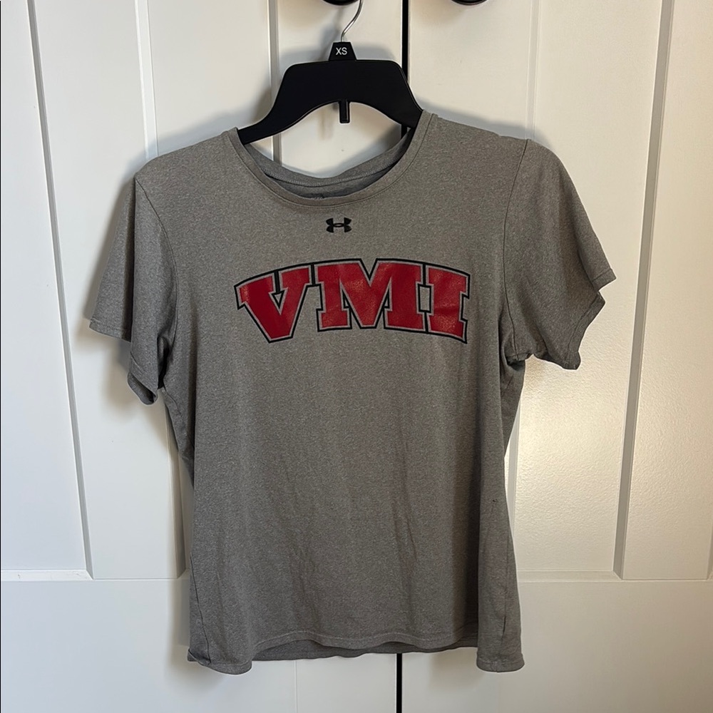 Under Armour Gray Fitted Short Sleeve Tee